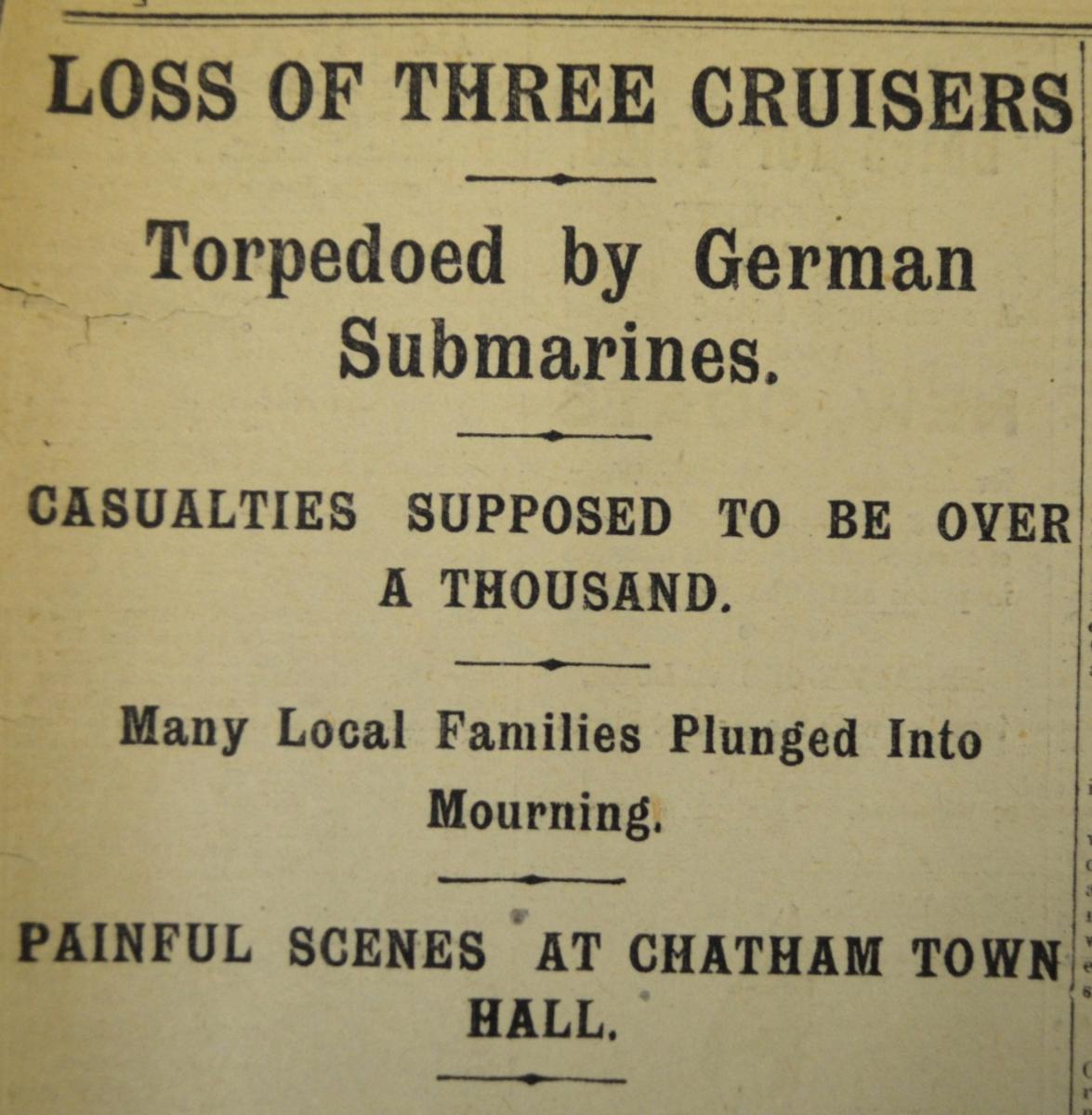 Three Cruisers_Chatham News, 26091914, pg.4_headline (c)